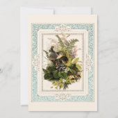 Antieke Victoriaanse Tijdperk Walter Crane Rand Tr Kaart (Achterkant)