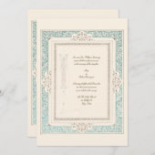 Antieke Victoriaanse Tijdperk Walter Crane Rand Tr Kaart (Voorkant / Achterkant)