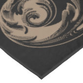 Antieke, Victoriaanse valentijnstafelkleed Tafelkleed (Gekanteld)