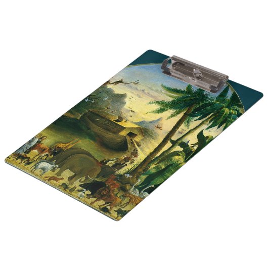 Antieke Victoriaanse volkskunst, de ark van Noach  Klembord (Gekanteld)