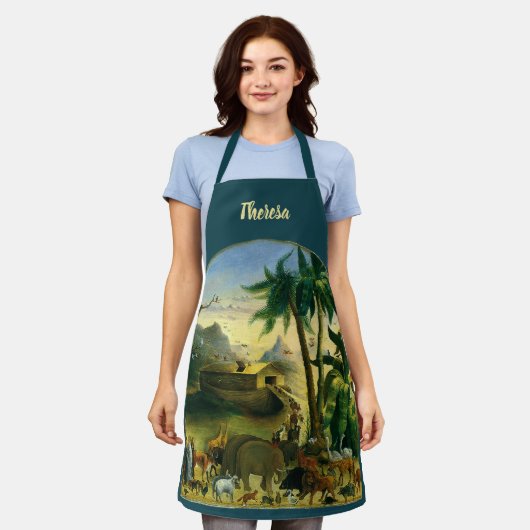 Antieke Victoriaanse volkskunst, Noah's Ark van Hi Schort (Gedragen)