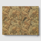 Antieke Victoriaanse warme herfstbladeren Save the Gastenboek (Achterkant)