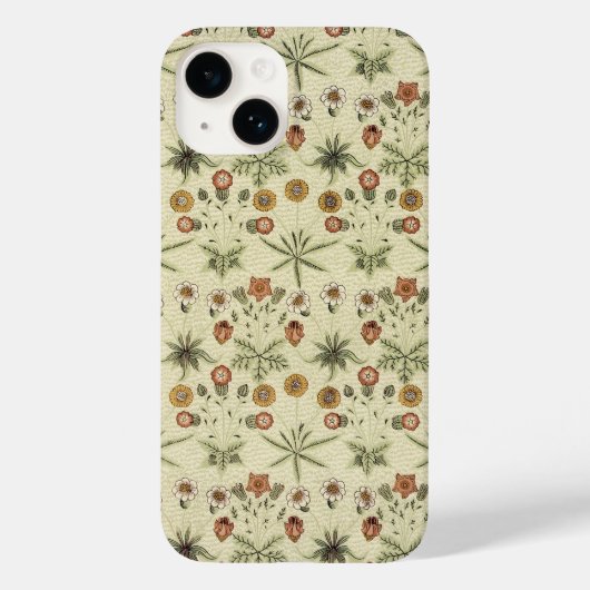 Antieke Victoriaanse William Morris-tuinbloemen Case-Mate iPhone Case (Achterkant)