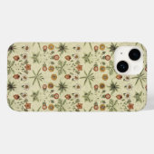 Antieke Victoriaanse William Morris-tuinbloemen Case-Mate iPhone Case (Achterkant (horizontaal))