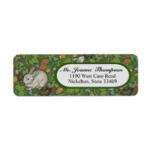  Antieke Victoriaanse Witte Konijn in Tuin