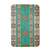 Antieke Vintage Groen Blauw Kilim Turks Badmat (Voorkant Verticaal)