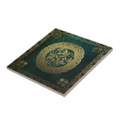 Antieke Vintage Mozaïek Tegeltje (Zijkant)