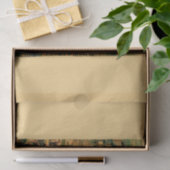 Antieke Vintage Parijse Prent Tissuepapier (Geschenk)