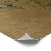 Antieke Viool met Rozen Poster (Hoek)