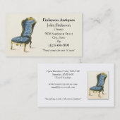 Antieke Visitekaartje (Voorkant / Achterkant)