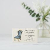 Antieke Visitekaartje (Staand voorkant)