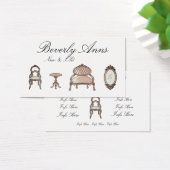 Antieke Visitekaartje (Bureau)