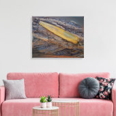 Antieke vislokvogel op drijfhout canvas afdruk (Insitu (Woonkamer))