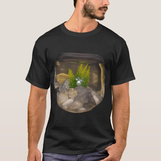 Antieke visprint t-shirt (Voorkant)