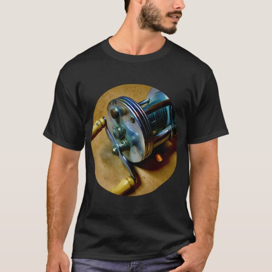 Antieke visrol t-shirt (Voorkant)