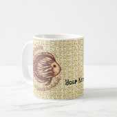 Antieke visser koffiemok (Voorkant links)