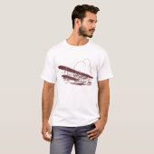 Antieke Vliegboot T-shirt (Voorkant volledig)