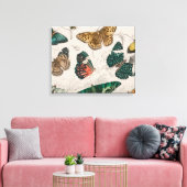 Antieke Vlinder Illustratie: 1820 Goudsmid Canvas Afdruk (Insitu (Woonkamer))