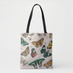Antieke Vlinder Illustratie: 1820 Goudsmid Tote Bag