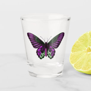 Antieke Vlinder Shot Glas