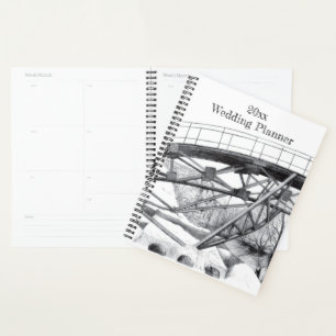 Antieke voetbrug planner