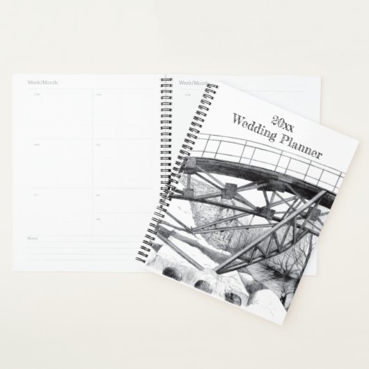 Antieke voetbrug planner (Display)