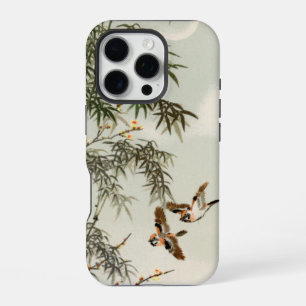 Antieke vogels Aziatische tuin bamboe mussen iPhone 16 Pro Hoesje