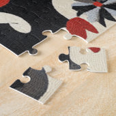 Antieke Volkskunst Ontwerp Legpuzzel (Zijkant)