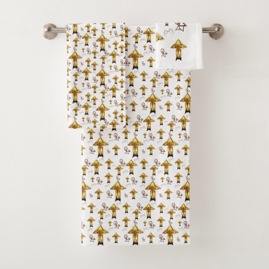 Antieke voor handdoeksets bad handdoek (Insitu)