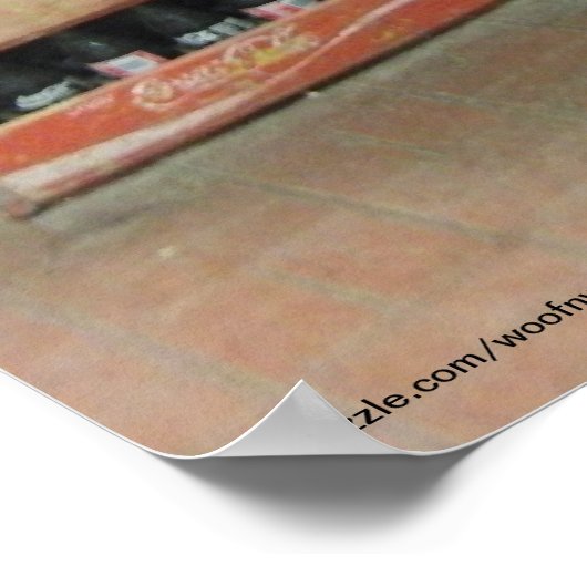 Antieke voor rackwinkels poster (Hoek)