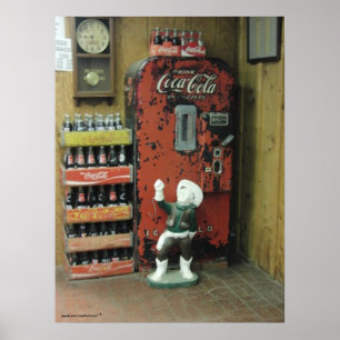 Antieke voor rackwinkels poster