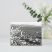 Antieke vorstendom Monaco Monte Carlo haven Briefkaart (Staand voorkant)