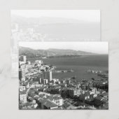 Antieke vorstendom Monaco Monte Carlo haven Briefkaart (Voorkant / Achterkant)