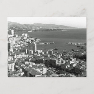 Antieke vorstendom Monaco Monte Carlo haven Briefkaart