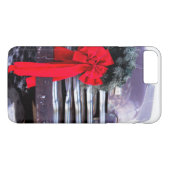 Antieke vrachtwagen met kerstkrans Case-Mate iPhone case (Achterkant (Horizontaal))