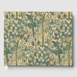 Antieke Walter Crane Ara en citrusvrucht Kunst Gastenboek