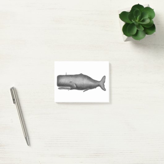 Antieke Walvis Post-it® Notes (Kantoor)