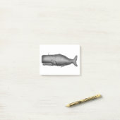 Antieke Walvis Post-it® Notes (Op bureau)