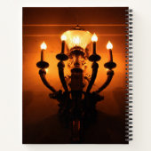 Antieke wandlamp notitieboek (Achterkant)