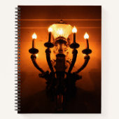 Antieke wandlamp notitieboek (Voorkant)