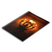 Antieke wandlamp notitieboek (Linkerzijde)