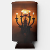 Antieke wandlamp seltzer blikjeskoeler (Voorkant)