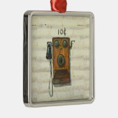 antieke wandtelefoon ornament (Rechts)
