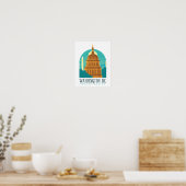 Antieke Washington D.C. Verenigde Staten Capitool Poster (Keuken)