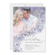 Antieke Waterverf Foto Bloemen Bruiloftsinvatie