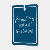 Antieke Week Ornament rondom Round Top Texas (Voorkant links)