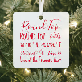 Antieke  Week Ornament rondom Round Top Texas