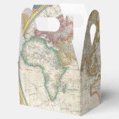 Antieke Wereldkaart Bedankdoosjes (Geopend)