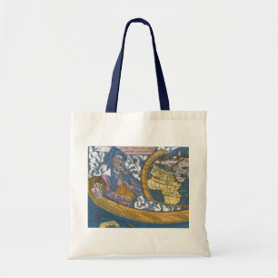 Antieke Wereldkaart met Claudius Ptolemaeus, 1507 Tote Bag