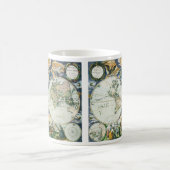 Antieke Wereldkaart uit de Oude Wereld door Pieter Koffiemok (Center)